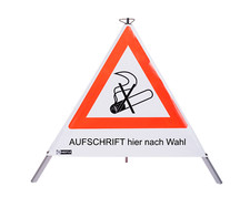 Warnpyramide NZ01 RAUCHVERBOT 70 cm Faltsignal Aufdruck Warndreieck ZIGARETTE