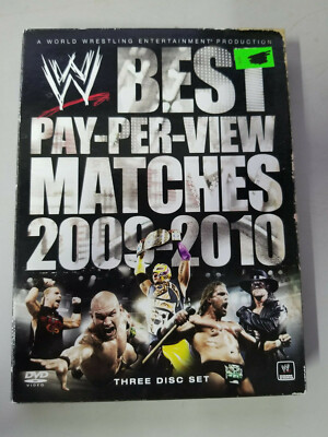 WWE BEST PAY PER VIEW MATCHES 2009-2010 3 DVD set John Cena Vs. Edge