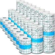 24 rolls tattoo aftercare bandage, waterproof cover wrap in 3 widths.