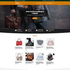 Men Women Bag Dropshipping Store Turnkey Dropship Business Website