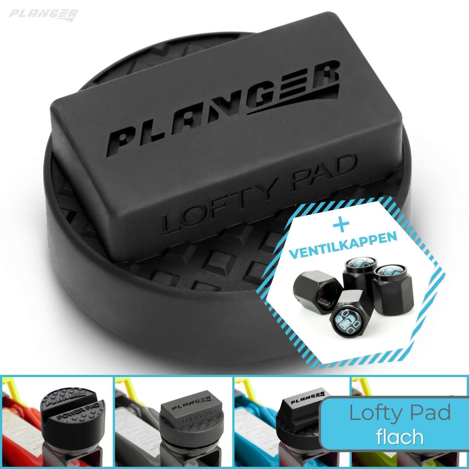 PLANGER Jack Rubberen Pad  ALLE MATEN  Power Pad - Voor Rangeerkrikken Beschermt Uw Auto En Suv