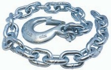 Laclede SC3835 3/8 Inch Safety Chain with Clevis Slip Hook with Latch