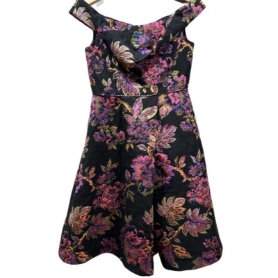 adrianna papell sleeveless tea length dress black Amazon.com: Adrianna Papell Women's Mikado High Low Gown