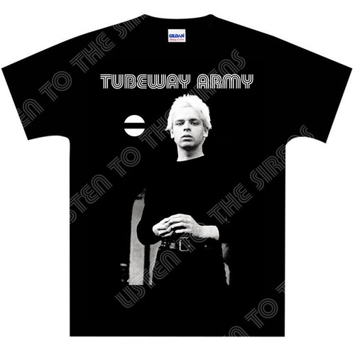 Maglietta Gildan Tubeway Army (Gary Numan) TATEE5 - Nera, Taglio Unisex - Foto 2