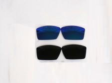 Galaxy Replacement Lens For Oakley Cables OO9129 Sunglasses Black/Blue Polarized