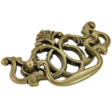 STG 4.5" Cabinet Steel Traditional Design Pulls Handles, Brush Gold