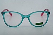 United Colors of Benetton Full-Rim Classic Eyeglasses 46 17 135 Beko 2001 NWT