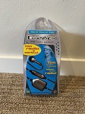 Hasbro Chat Now FM Radio Earbud w/ Mic Vintage 2005 Tiger Electronics Brand New