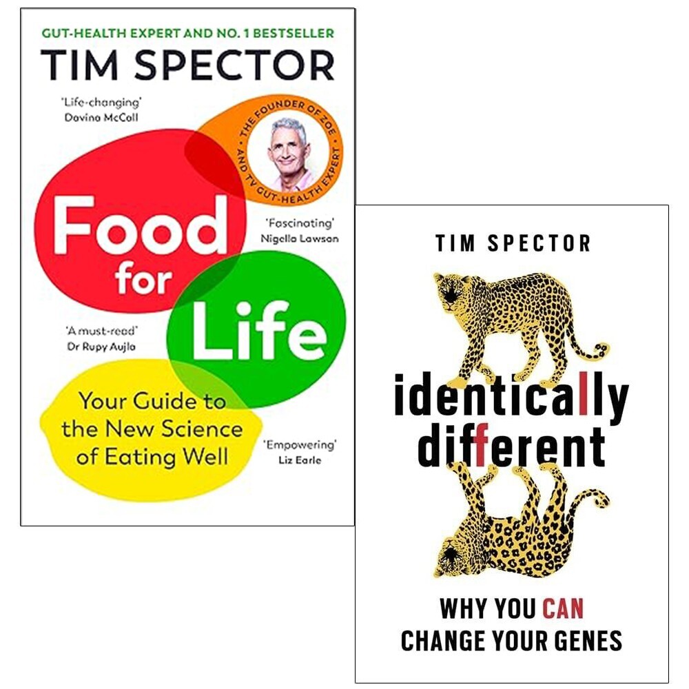 Tim Spector Unisex Collection 2 Books Set (Food For Life Your Guide To The New Science Of Eating Well & Identically Different) - Image 3