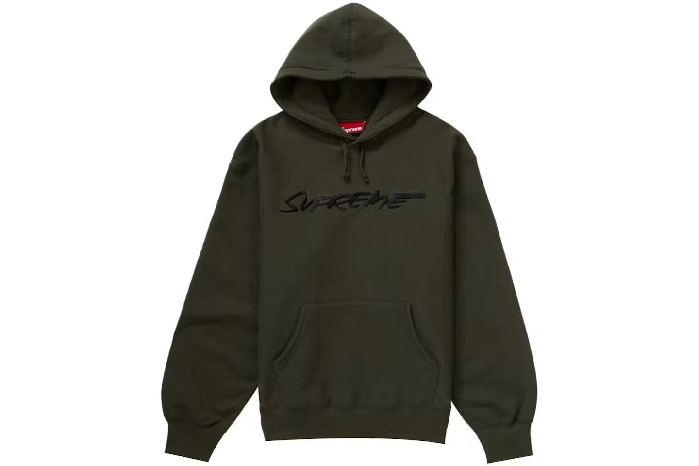 Sweat à capuche Supreme Futura olive foncé SS24 homme taille XXL NEUF