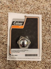 Harley COLONY chrome Acorn Stem Nut 8008-1
