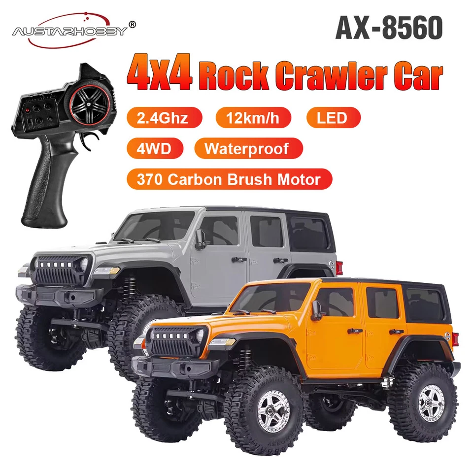 AUSTARHOBBY RC Car 4WD 1/18 SUV Off-Road Crawler RTR 2.4Ghz Remote Control Car - Image 2 of 4