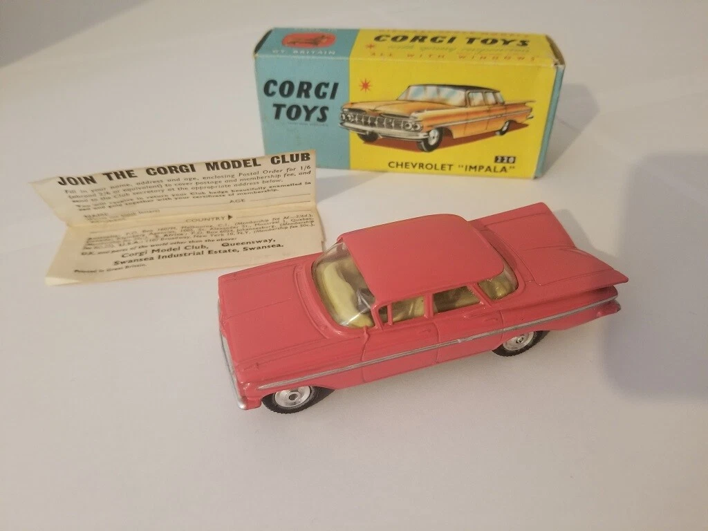 1959 Corgi 220 Chevrolet Impala Pink Version