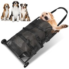 Max Loading 250lbs Large Dog Stretcher with Noiseless Wheels, 45x22 Inch Pet ...