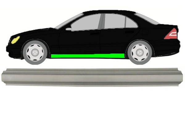 Schweller FüR Mercedes C - Klasse W203 2000 - 2007 Links-image