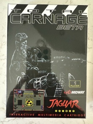 Atari Jaguar Total Carnage : BETA Cartridge Very Rare