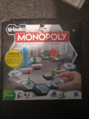 Hasbro Monopoly: U-Build Brettspiel Bauversion gebraucht im Karton