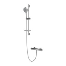 Image of Gainsborough Round Thermostatic Bar Mixer Shower - Single Outlet, Cool-Touch