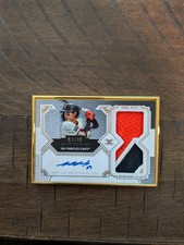 JUNG HOO LEE 2025 Topps Definitive Gold Frame Auto Patch #FAPC-JL #/10 RC