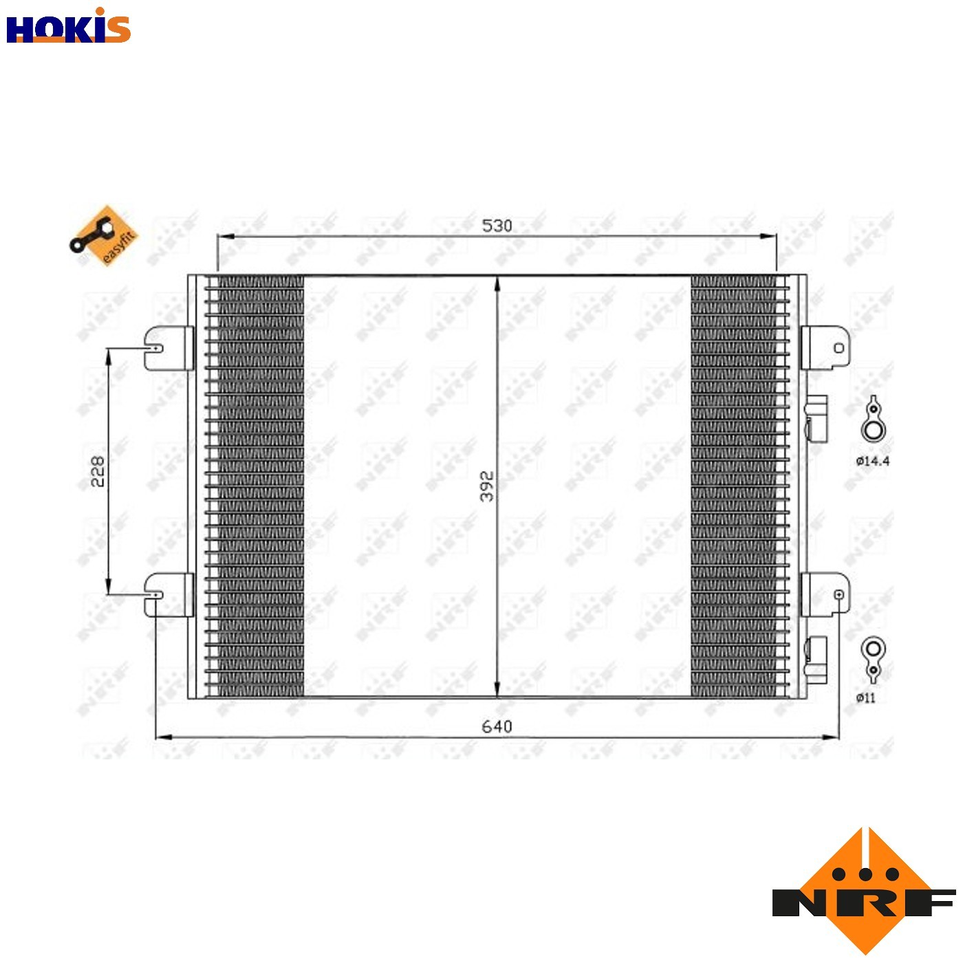 CONDENSER AIR CONDITIONING 35542 FOR RENAULT SCENIC/MPV LOGAN/EXPRESS TONDAR - Image 12