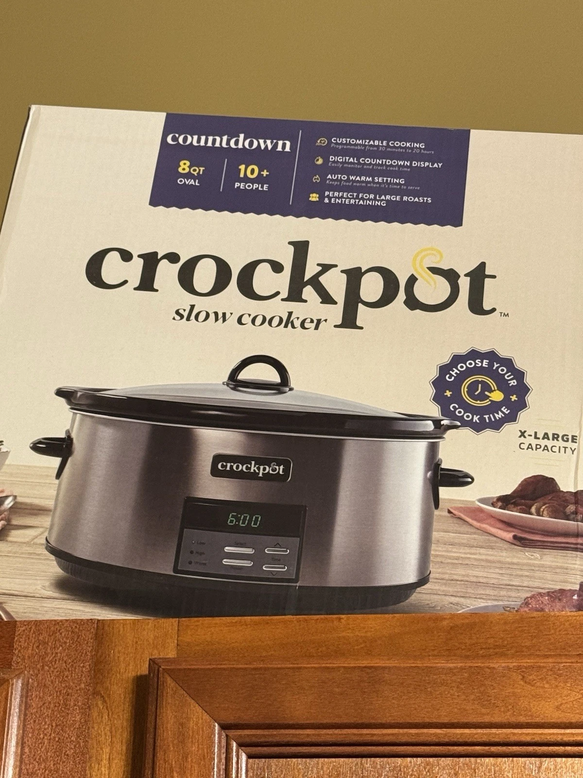 Crock-Pot SCCPLC200-BK-SHP Electric Slow Cooker Black