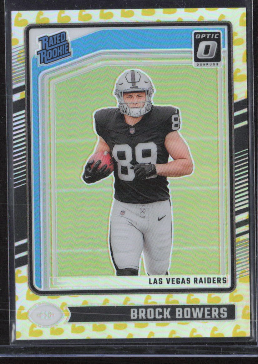 2024 Donruss Optic #215 Brock Bowers Flex #/149