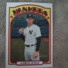 2021 Topps Heritage - SP Missing Stars Variation Aaron Judge #121