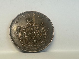 alte Münze Romania România Königreich 1867 10 Bani ca. 30 mm