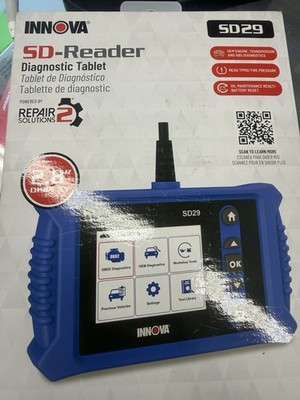 Innova SD29 OBD2 Scan Tool - Read/Erase ABS, Live Data, Free Fix & Part Recs