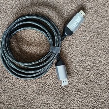 Image of Amazon Basics Braided 4K HDMI Cable 3m -18Gbps High Speed with Ethernet, 4K@60Hz