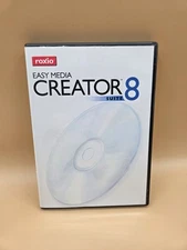 ROXIO EASY MEDIA CREATOR SUITE 8 BURN CD's DVD's MUSIC PHOTOS VIDEO DATA CD KEY