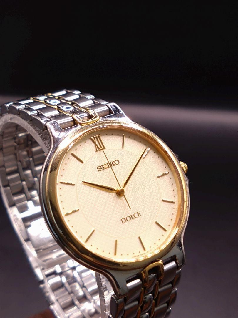 Seiko Dolce 5E31-6E70 Watch with Spare Frames and New Battery