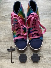 Heelys Sneaker  Original, Größe 36,5,mit Rollen ,Denim Regenbogenfarben