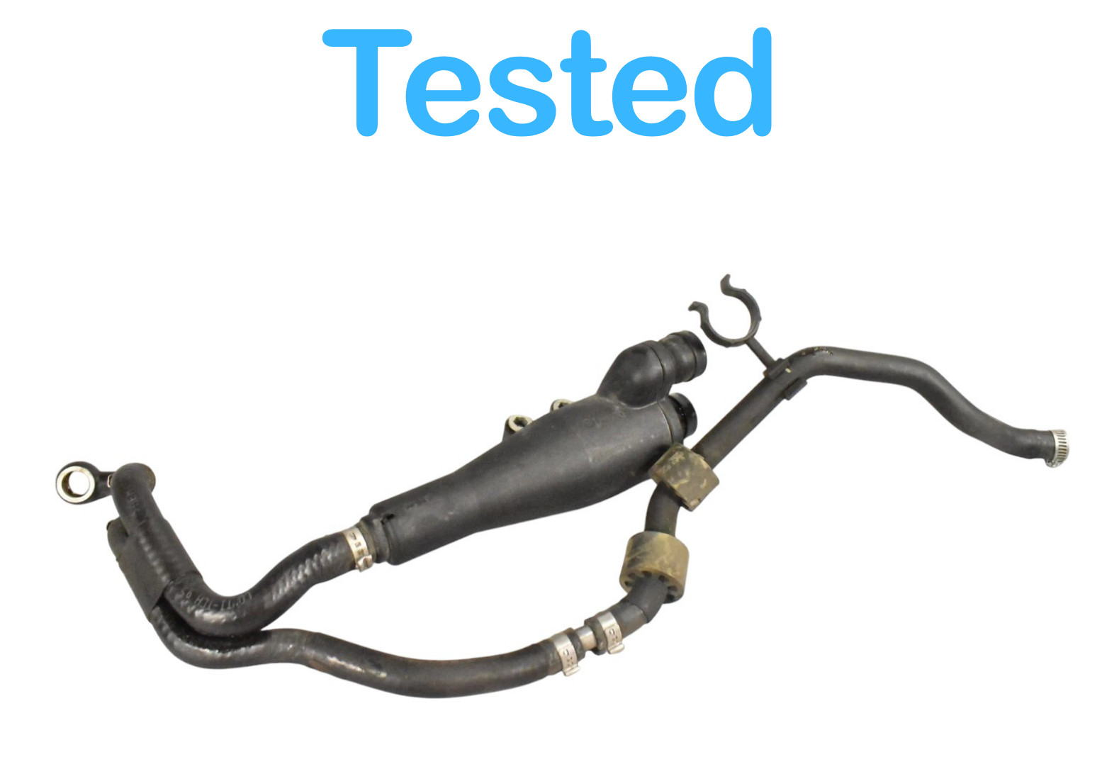07-16 Bentley Continental Left Side Engine Oil Separator W/ Pipe 07C103495 Oem