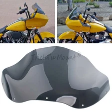 12.5" Smoke Windshield Wind Deflectors For Harley Touring Road Glide 1998-2013