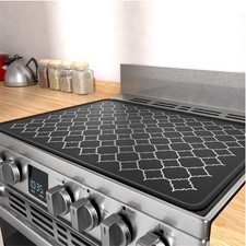 Stove Top Covers for Electric Stove, 28 x 20 inch Silicone Glass Stovetop C...