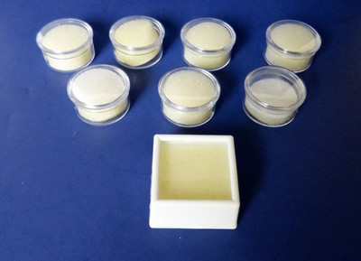 Lot of 8 Transparent Gemstone Plastic With Foam Insert Display Containers