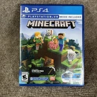 PS4 Minecraft Game Starter Pack Collection Sony PlayStation VR Mode - NO Code