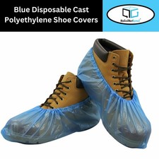Shoe Covers, Non Slip Unisex Foot Cover, Blue, X-Large 600 Pieces