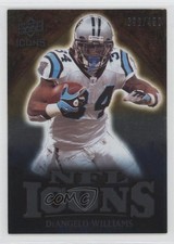 2009 Upper Deck Icons NFL Icons 396/450 DeAngelo Williams #IC-DI 9bp