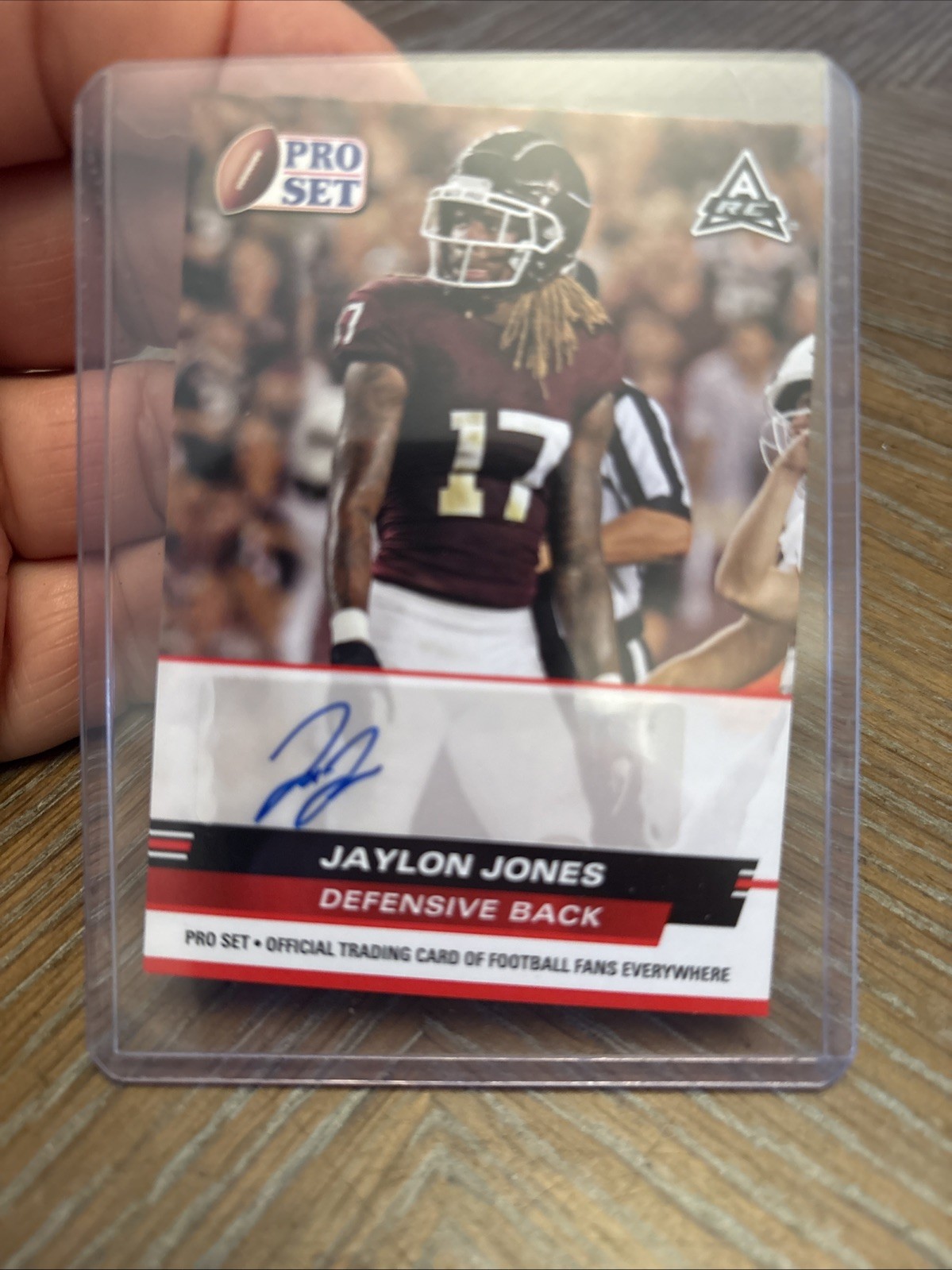 2022 Leaf Pro Set Draft - Autographs Jaylon Jones #PSA-JJ1 (AU, RC)
