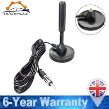 Indoor/Outdoor AM FM Aerial High Gain Portable Antenna with Magnetic Base forCar