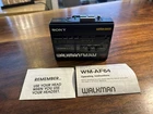 ⭐️Sony Walkman WM AF64 Vintage Radio Cassette Player  For Parts Only With Manual