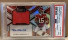 2025 Panini Select Patrick Mahomes Patch Auto /199 PSA 9 JSW-PMS Jumbo Signature