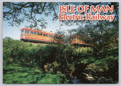 c25304 Manx Electric Railway Isle of Man John Hinde Postkarte