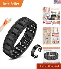 3X Copper Bracelet for Men Triple Ultra Strength Magnets Pure Copper Magnetic...