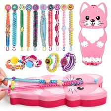 morwant Bracelet Making Kit for Girls - Arts and Crafts Kids Large, Pink