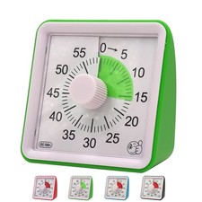 Cute 60-Minute Visual Timer, Classroom Countdown Clock, Silent Timer for Kids...