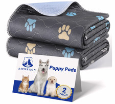 Washable Pee Pads for Dogs - Super Absorbent Reusable Puppy Pads 2Pack