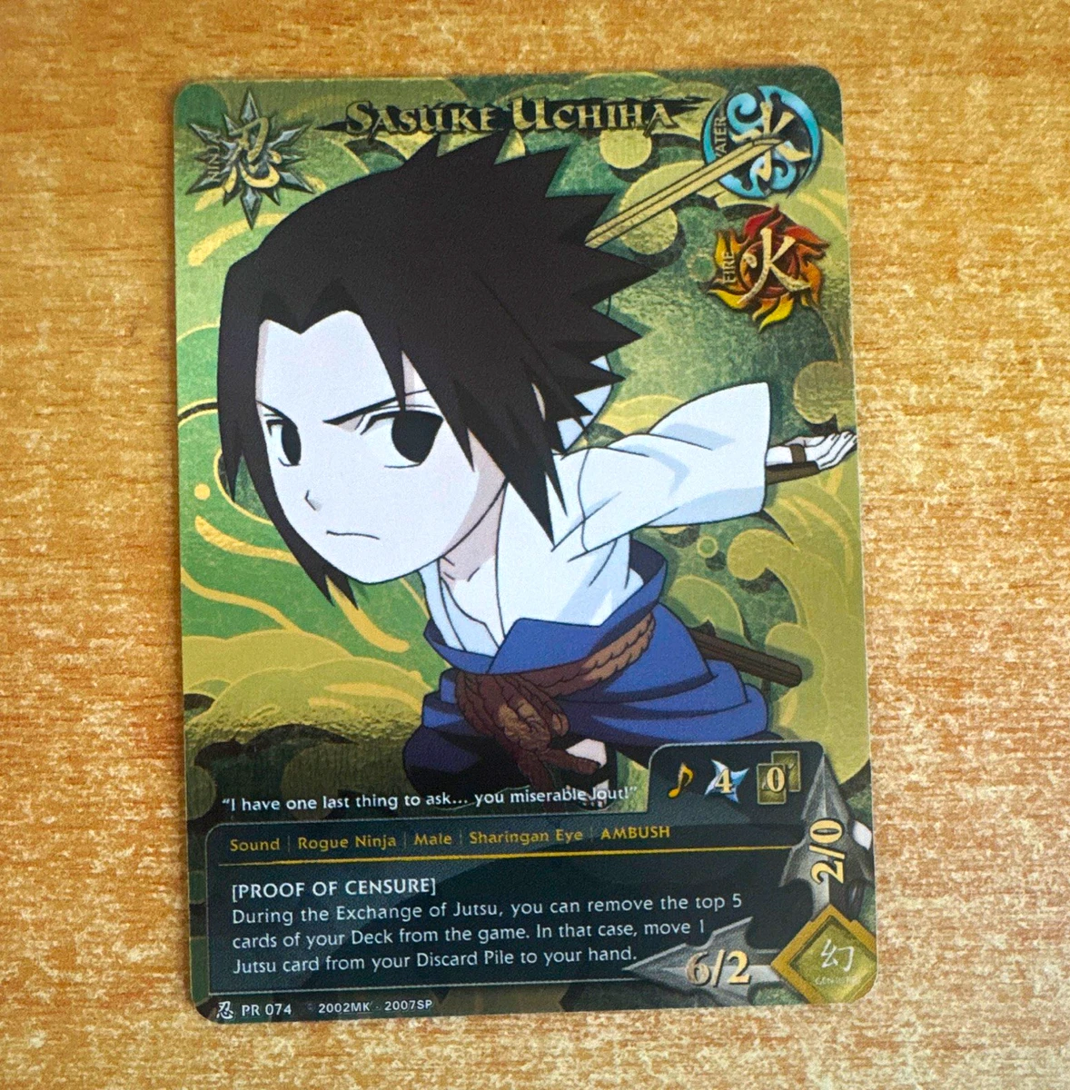 Naruto CCG Bandai Near Mint or Better Individual Trading Card